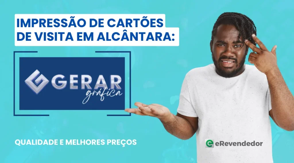 Impressão de cartões de visita em Alcântara Gerar Gráfica