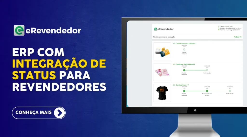 ERP com Integração de Status para Revendedores